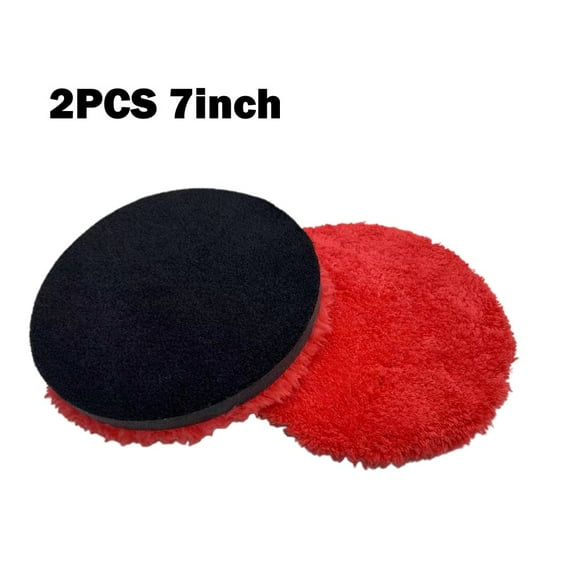 2Pcs 3/4/5/6/7in Microfiber Polishing Pad for Cars Body Polish Polishing Wheels