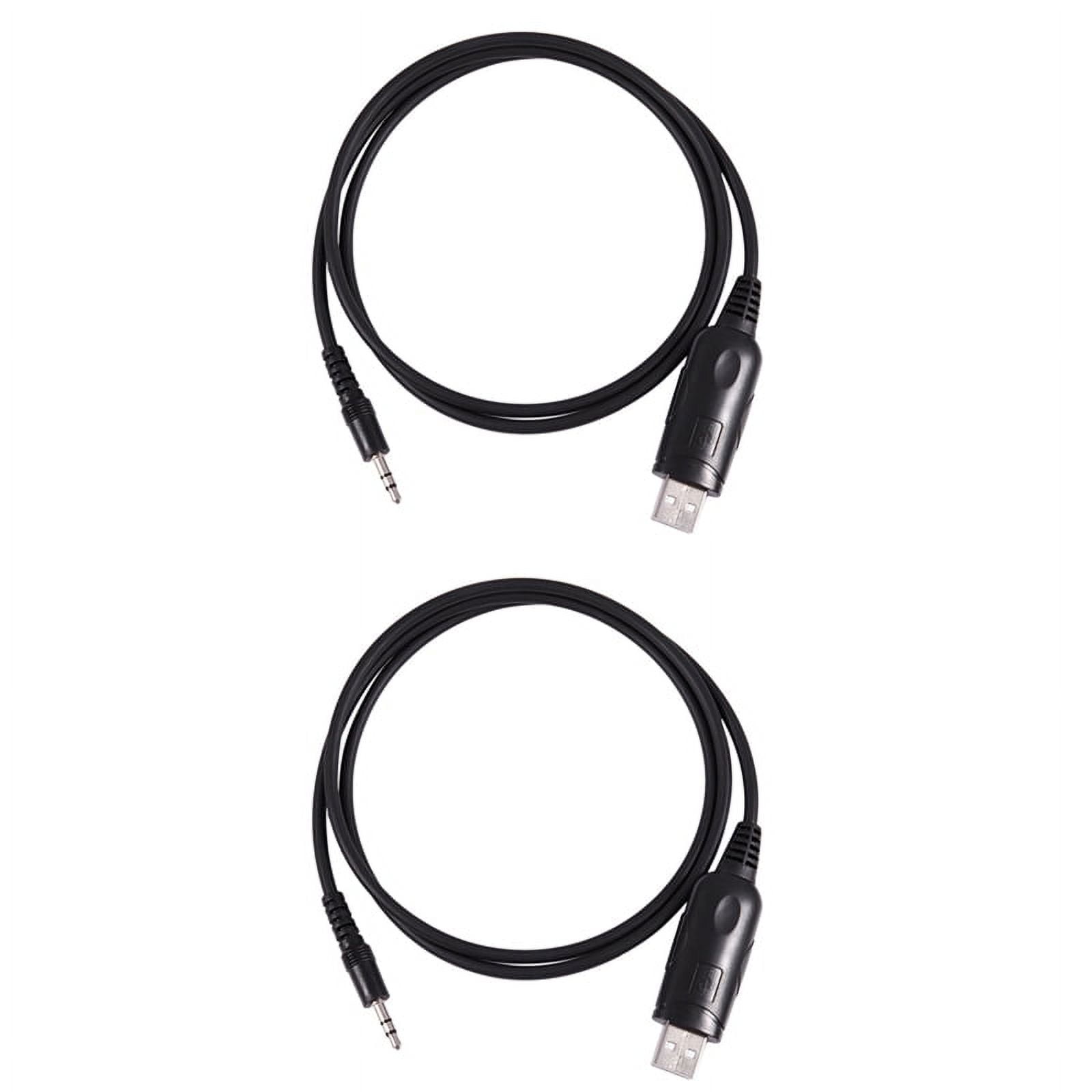 2Pcs 3.5mm USB Programming Cable OPC478U ICF11 ICF11S IC2200H