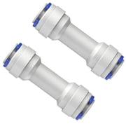 2Pcs 3/8inch Push to Connect Check Valves Straight Quick Connect Check Valves for Water Reverse Osmosis System Enduring