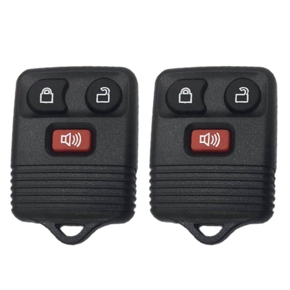 2Pcs 3 Keys Remote Car Key Fob Fit for 1999 2000 2001 2002 2003 2004 2005 2006 2007