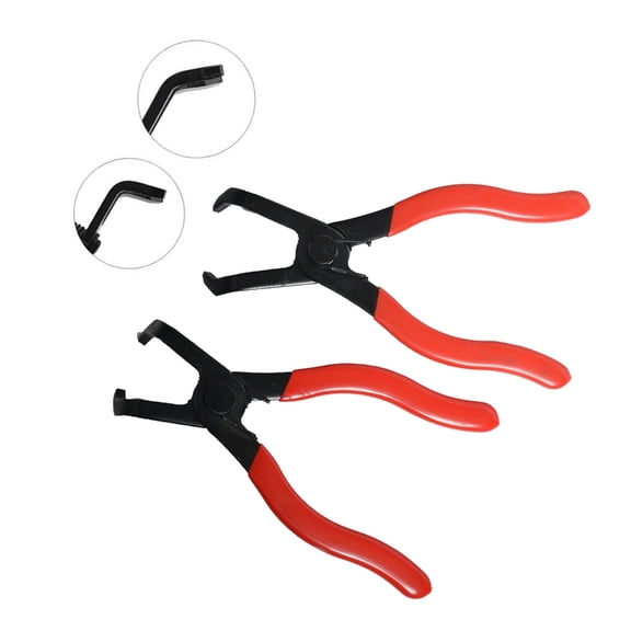 2Pcs 30 80 Degree Push Pin Remover Flexible Wire Long Plier for Car Door Panel