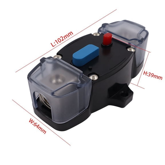 2Pcs 300Amp DC 12V Car Auto Marine Stereo Audio Circuit Breaker Manual Power-Off