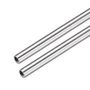 2Pcs 304 Stainless Steel Capillary Tube, 7.2mmIDx8mmODx300mmL