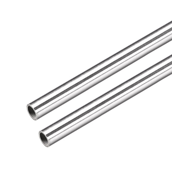 2Pcs 304 Stainless Steel Capillary Tube, 7mm(ID)x8.5mm(OD)x300mm(L)