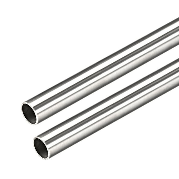 2Pcs 304 Stainless Steel Capillary Tube, 8.5mm(ID)x9.5mm(OD)x300mm(L)