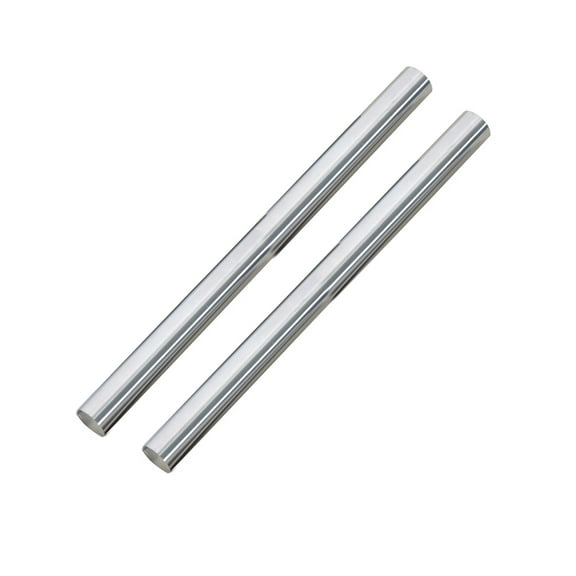 2Pcs 304 Stainless Steel Round Rod, 10mm Diameter Length 330mm Metal Solid Shaft Rods for Industry, Metal Working Hobbies and DIY Craft