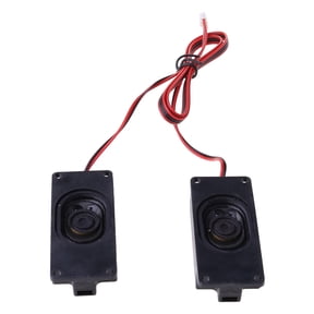 2Pcs 3070 Advertising LCD TV Speakers Loudspeaker 4 Ohm 3W Rectangle Speaker Metal Plastic Frame Speaker Replacement