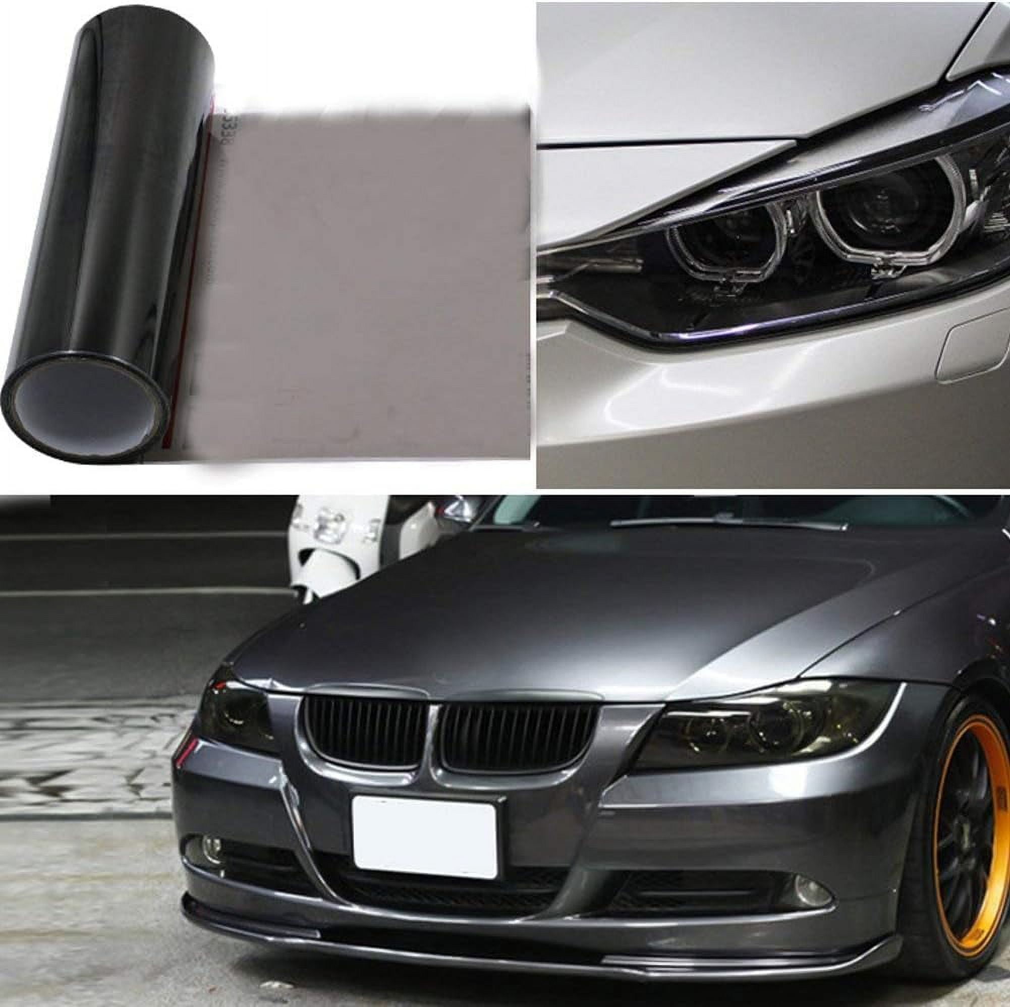 2Pcs 30X120Cm Car Headlight Tinting Film Sticker, Taillights Fog Light Vinyl Wrap Film, 90