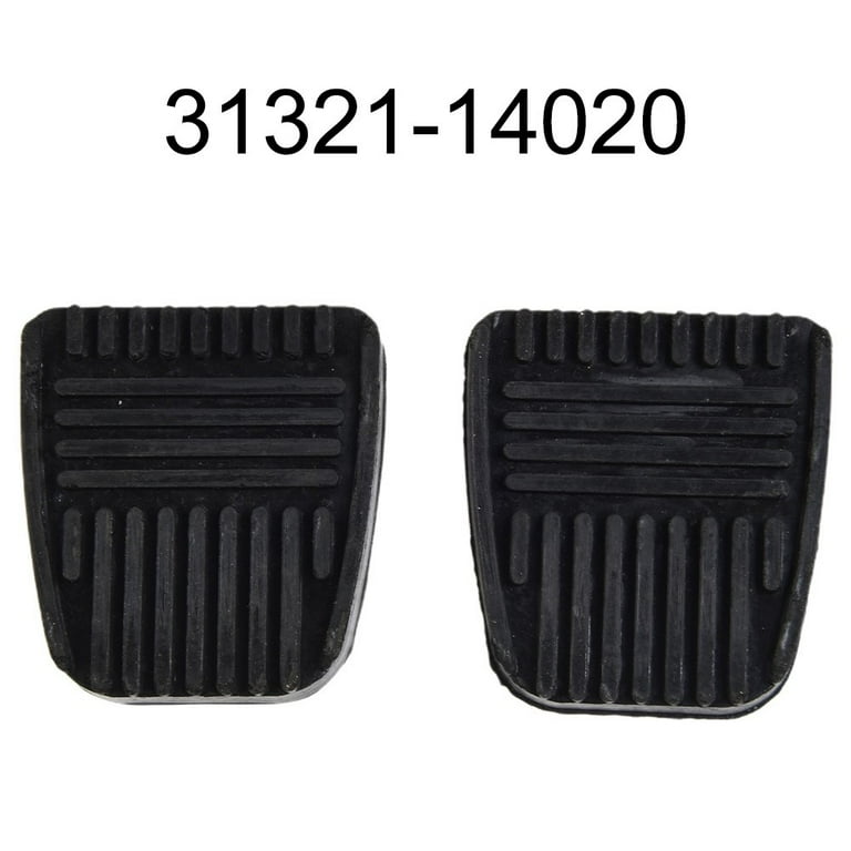 2Pcs 31321-14020 Black Clutch Brake Pedal Pad Rubber For 2Pcs 31321-14020 Black Clutch Brake Pedal Pad Rubber For