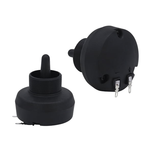 2Pcs 34mm Threaded Piezo Speakers Tweeter Driver Wide Frequency Response for Home Music Systems Accessories