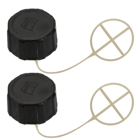 2Pcs 35mm Female Thread Replacement Fuel Oil Tank Cap