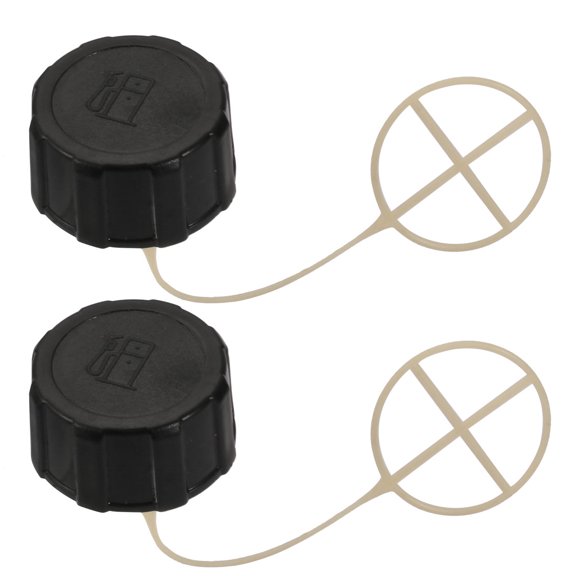 2Pcs 35mm Female Thread Replacement Fuel Oil Tank Cap