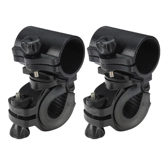 2Pcs 360 Degree Rotating Bicycles Flashlight Brackets Cycling Flashlight Holder Universals Torches Clip Bike Light Mount