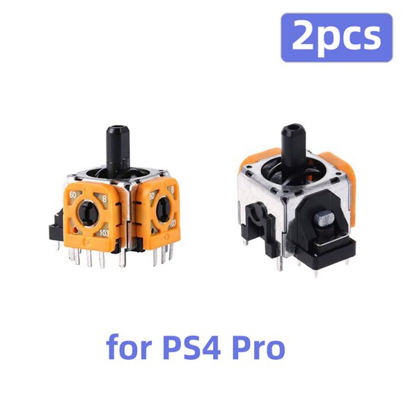 2Pcs 3D Analog Joystick Replacement Repair Parts, Universal Controller Thumb Stick Module Fix Stick Drift, Compatible with PS5 PS4 Switch Pro Xbox One Series X/S Gamepad Repair Accessories