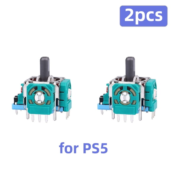 2Pcs 3D Analog Joystick Replacement Repair Parts, Universal Controller Thumb Stick Module Fix Stick Drift, Compatible with PS5 PS4 Switch Pro Xbox One Series X/S Gamepad Repair Accessories