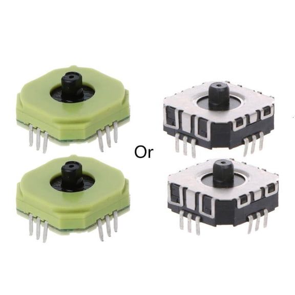 2Pcs 3D Analog Joystick Thumb Arcade Stick For Joystick Potentiometer Switch Console Controller Repair Accessories