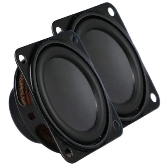 2Pcs 3W 4Ohm Speakers 40mm Square Shape Loudspeaker Subwoofer Multimedia Portable Speakers Amplifier Loudspeaker