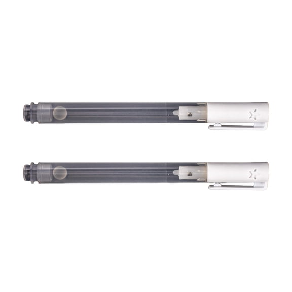 2Pcs 3mm Fine Tip Empty Pens Clear Pen Rod Writing Smoothly For Tacher Student Artists And Hobbyists Painting