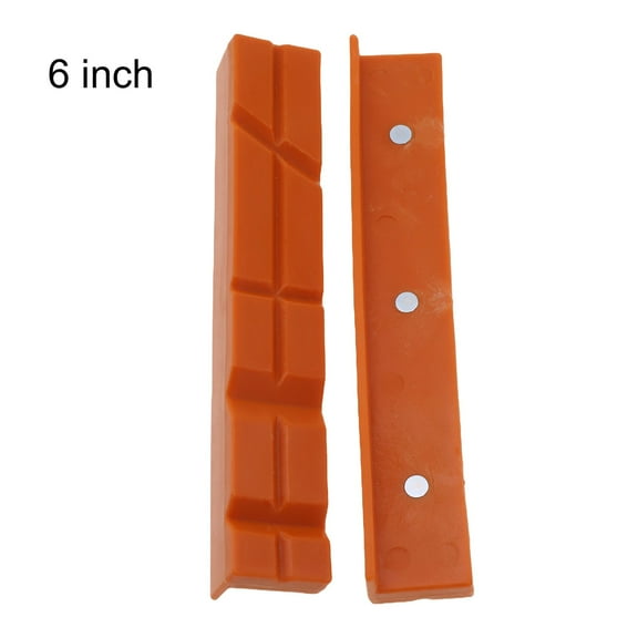 2Pcs 4/5/6 Inch Magnetic Soft Pad Jaw Rubber for Metal Vise Bench Machine Tools