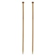 thumbnail image 1 of Uxcell 2Pcs 4.5mm Bamboo Knitting Needle Straight Single Pointed 9.8 inch Long, 1 of 6