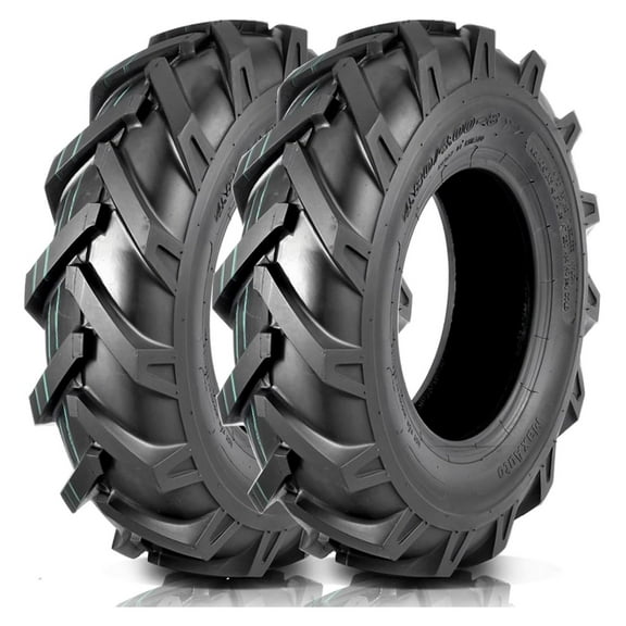 2Pcs 4.80/4.00-8 Tires 4.80x4.00-8 8" Lawn Garden Tires 4.80x4.00x8 4.80-4.00-8 Turf Lawnmower Tractor Golf Cart Tubeless Tire