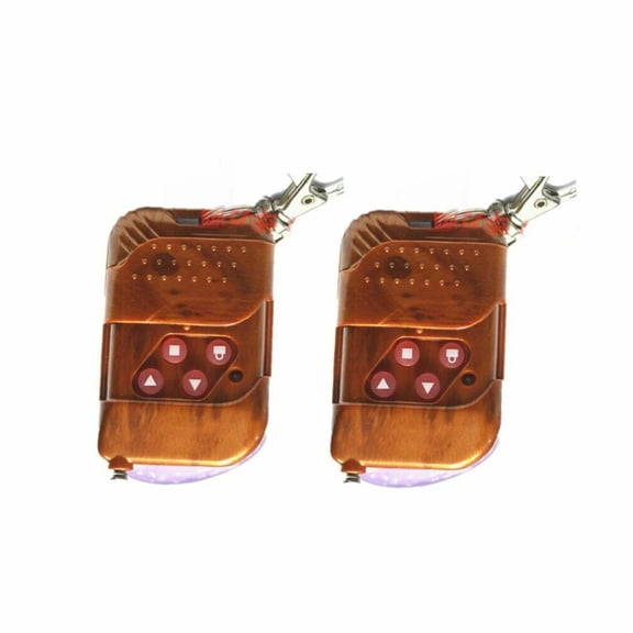 2Pcs 4-Channel Wireless Cloning Remote Control Key Fob for Car Garage Door Gate 433.92mhz Key Duplicator Clone TAPDRA Spare Part