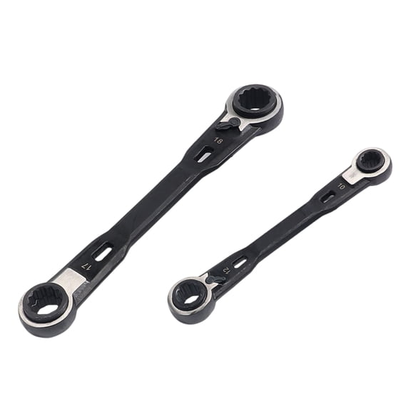 2Pcs 4 In 1 Wrench Car Repair Tool Vehicle Maintenance With Ergonomic Handle Wrench Ratcheting Socket Spanner Nut Repair