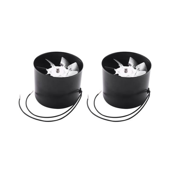 2Pcs 4 Inch Inline Duct Fan Air Ventilator Pipe Ventilation Exhaust Fan Mini Extractor Bathroom Fan Toilet Wall Fan