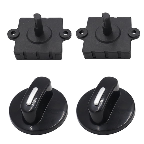 2Pcs 4 Position 3Speed Fan Selector Rotary Switch Speed Regulator With Knob 120V-250V For Electric Ovens Heaters Range Hoods