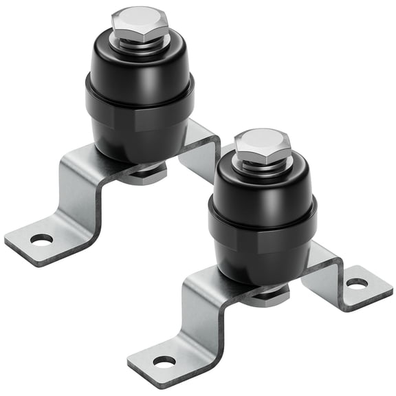 2Pcs Polyester Standoff Insulators 40*40mm with M10 Screws