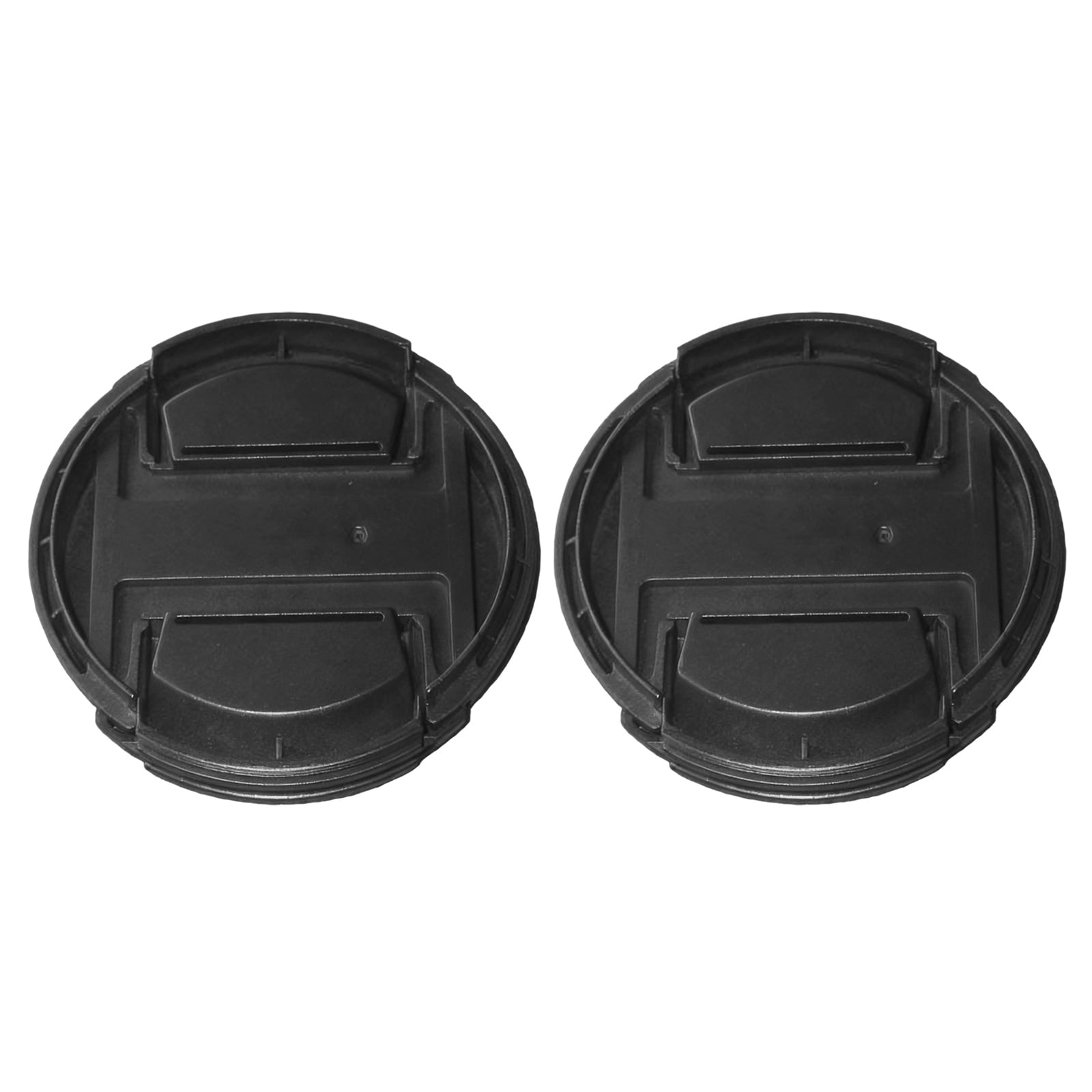 2Pcs 49mm Camera Lens Cap Secure Inner Locking Mechanism without Label ...