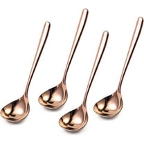 2Pcs/ 4Pcs Soup Ladle Sauce Ladle 304 Stainless Steel Small Serving Ladle Gravy Soup Spoon Ladle - 8 Inches