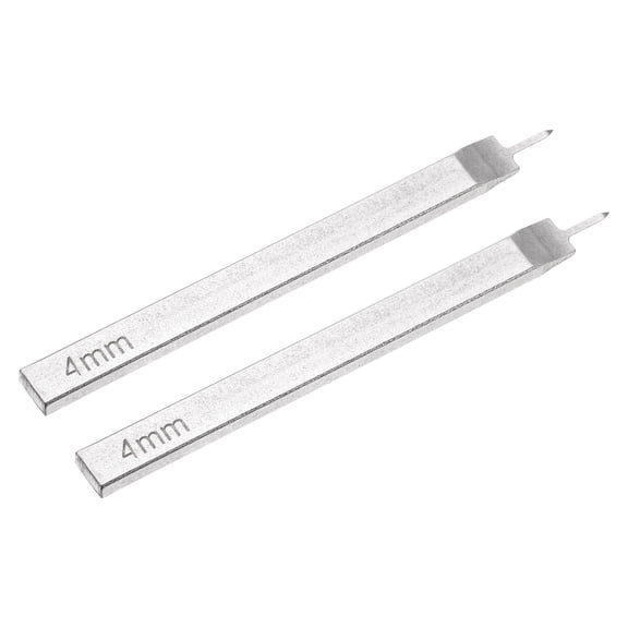 2Pcs 4mm 1 Prong Leather Hole Stitching Punch Tool for Hand Sewing, White