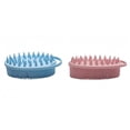 thumbnail image 1 of 2Pcs 5.2x1.6 Inch Silicone Body Scrubber, Gentle Exfoliating Shower Bath Scrubber, Silicone Body Brush, Exfoliating Body Scrubber, Silicone Body Scrubber Loofah, Silicone Bath Brush, 1 of 9