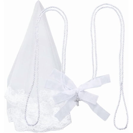 2Pcs 5.3 Inch Wedding Unity Veil and Cord Set Polyester Wedding Lasso Chain and Long Mesh Tulle Bridal Veils Sets Weddings Lasso with Pendant for Weddings Ceremony Party Supplies DIY