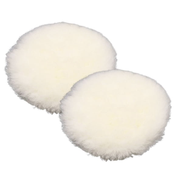 2Pcs 5 Inch Polishing Polishing Pad Car Waxing Sponge Disk Imitated Wool Wheel Fangkenuo