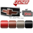 thumbnail image 1 of 2Pcs 5"x10" Chevy Emblem Bowtie Leather Brown Vinyl Wrap Sticker Decal Film Sheet, 1 of 7