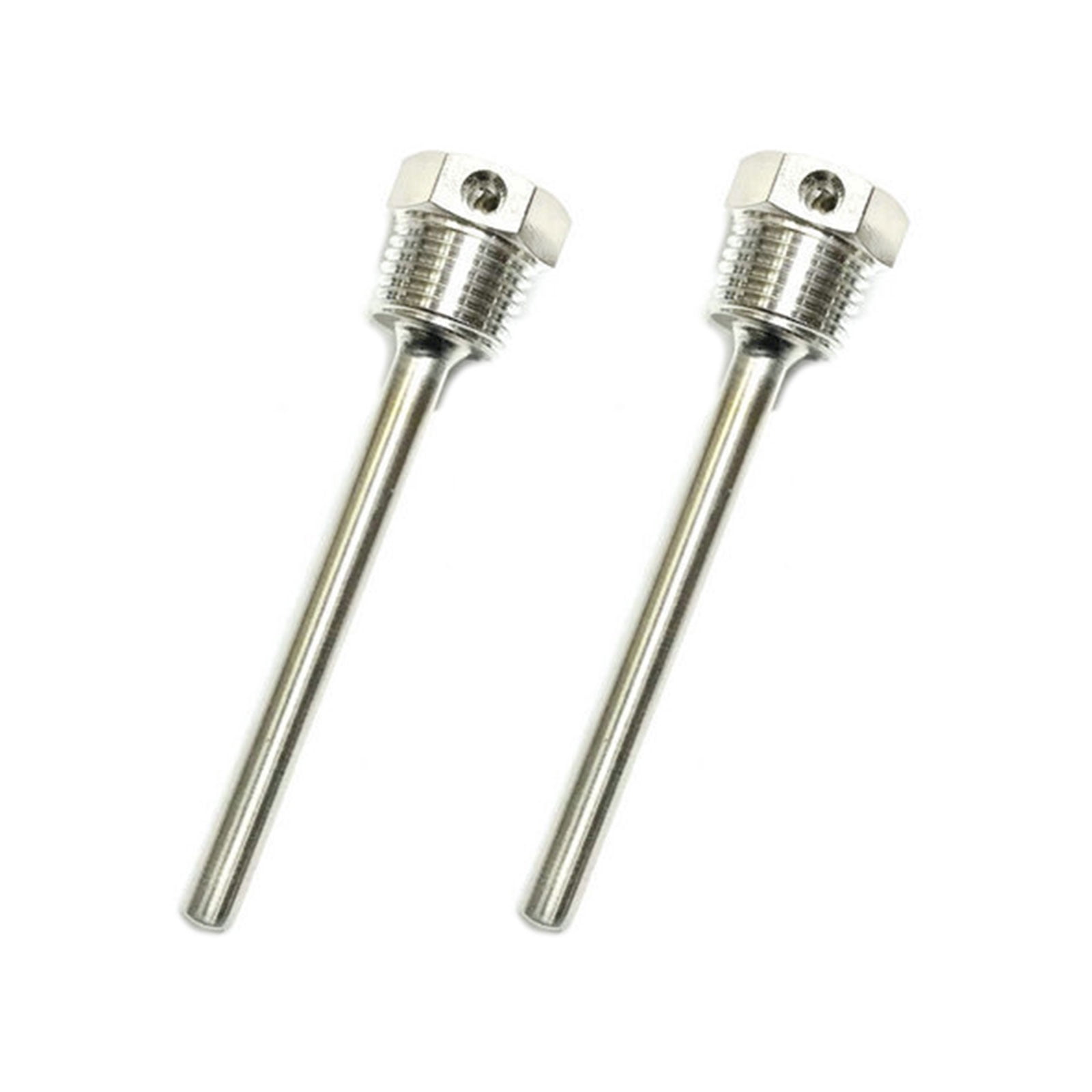 Lockable Temperature Probe Rack 2Pcs 50/100/300mm G1/2 Weldless Thermowell with Screw Locking Stainless ...