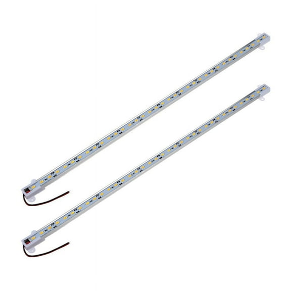 2Pcs 50CM 5630 SMD 36 LED Warm White Aluminium Rigid Strip Bar Light Lamp