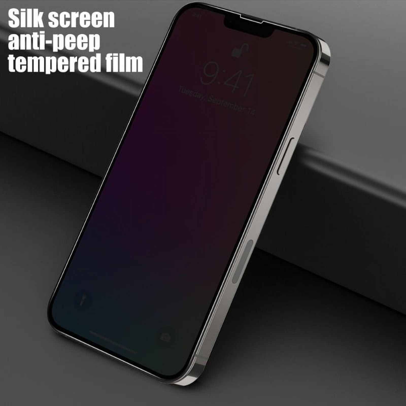 2Pcs 5D Curved Privacy Tempered Glass For iphone 13 Pro Max 12 Mini