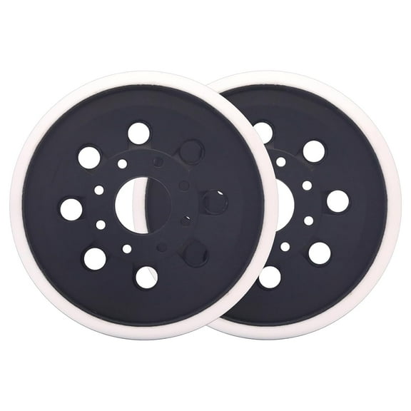 2Pcs 5inch Backing Pad 8 Holes Sanding Pad Loop And Hook Electric Polishing Disc For Bosch Sander GEX125-1AE PEX 220A PEX 220AE