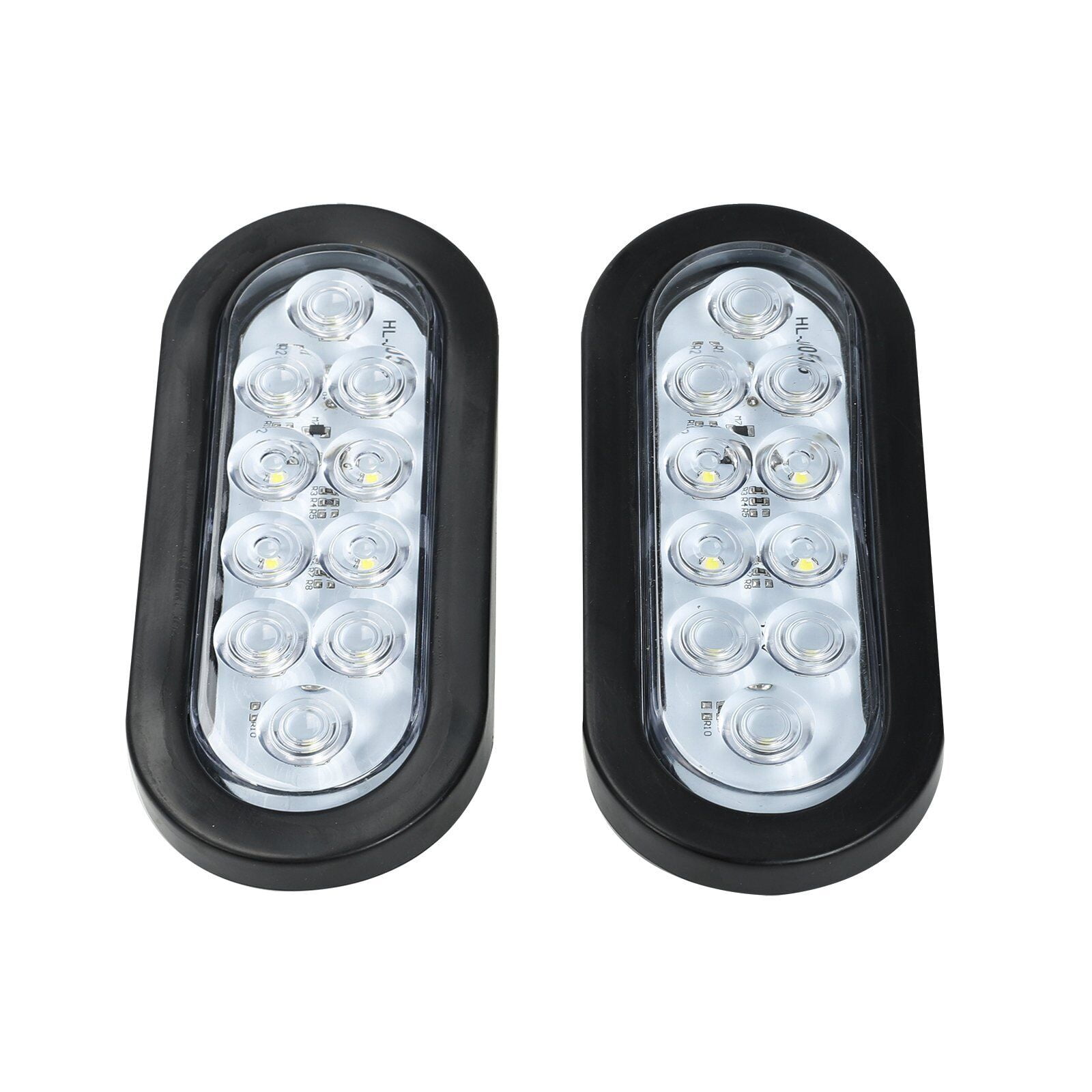 White Rear Light 2Pcs 6