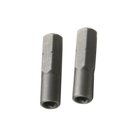 2Pcs 6.35mm 1/4" Insert Bit Adapter to 4mm Hexagonal Screwdriver Tool Bit Socket Adapters Holder Converters