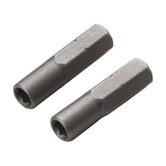 2Pcs 6.35mm to 4mm Magnetic Socket Screwdriver Bit Adapter for Efficient Tool Conversion and Secure Screw Handling