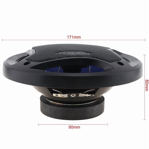 2Pcs 6.5 Inch 500W Car HiFi Coaxial Speaker Car Door Audio Music Stereo Speakers