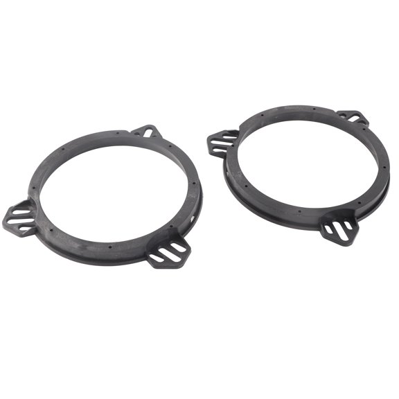 2Pcs 6.5 Inch Speaker Spacer Adapter Mounts for Subaru Impreza, Forester, WRX, Legacy - Black