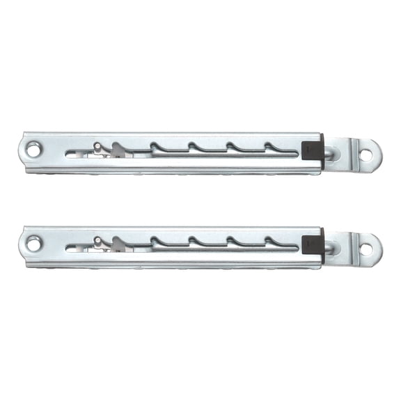 2Pcs 6 Gear Lifting Bracket, Adjustable Angle Lifting Rod Hinge Bracket Furniture Support Hinge for Furniture Cabinet Sofa Bed Wardrobe Table, Silver