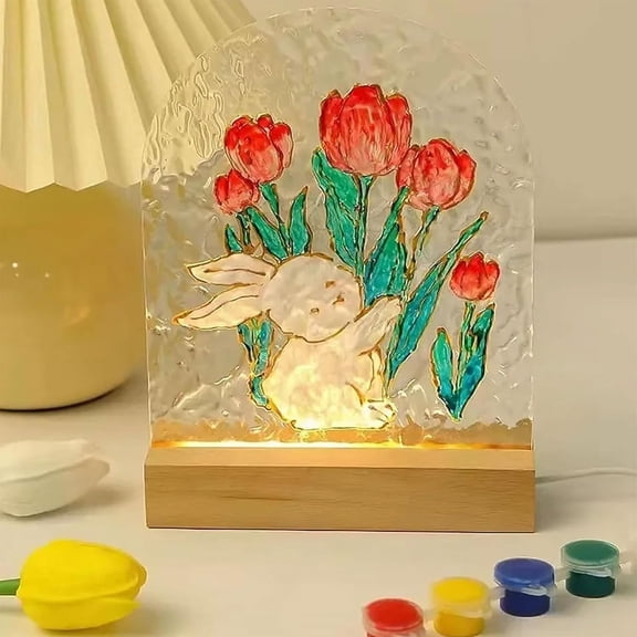 2Pcs 6" Wooden LED Light Display Stand Base,Rectangle Wood Led Light Base Wooden Lamp Base for Display Photos Acrylic Pictures Plexiglass Crystal Resin Craft Art -Warm Light