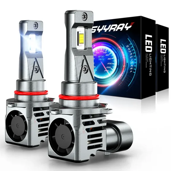 2Pcs 6000K White 100W 9005 LED Headlight Bulb Hi/Lo Beam CHUSYYRAY For Ford Taurus 2010-2012