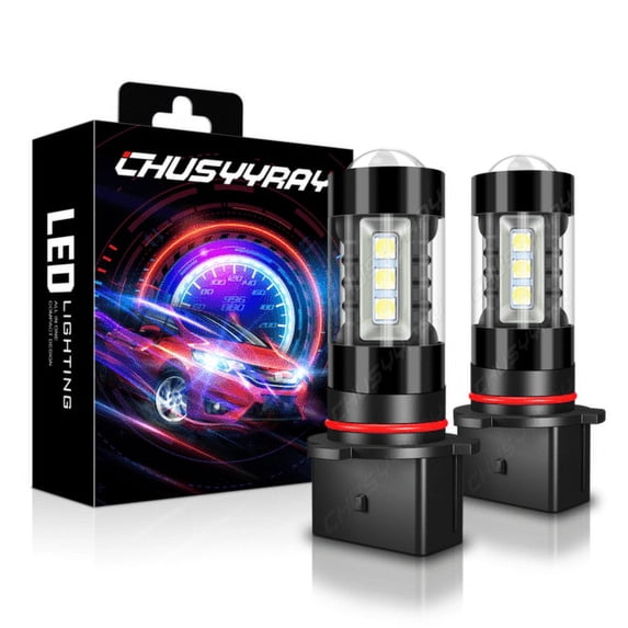 2Pcs 6000k PSX26W White Fog Light Bulbs Plug&Play Fit for 2016-2019 Chevrolet Tahoe
